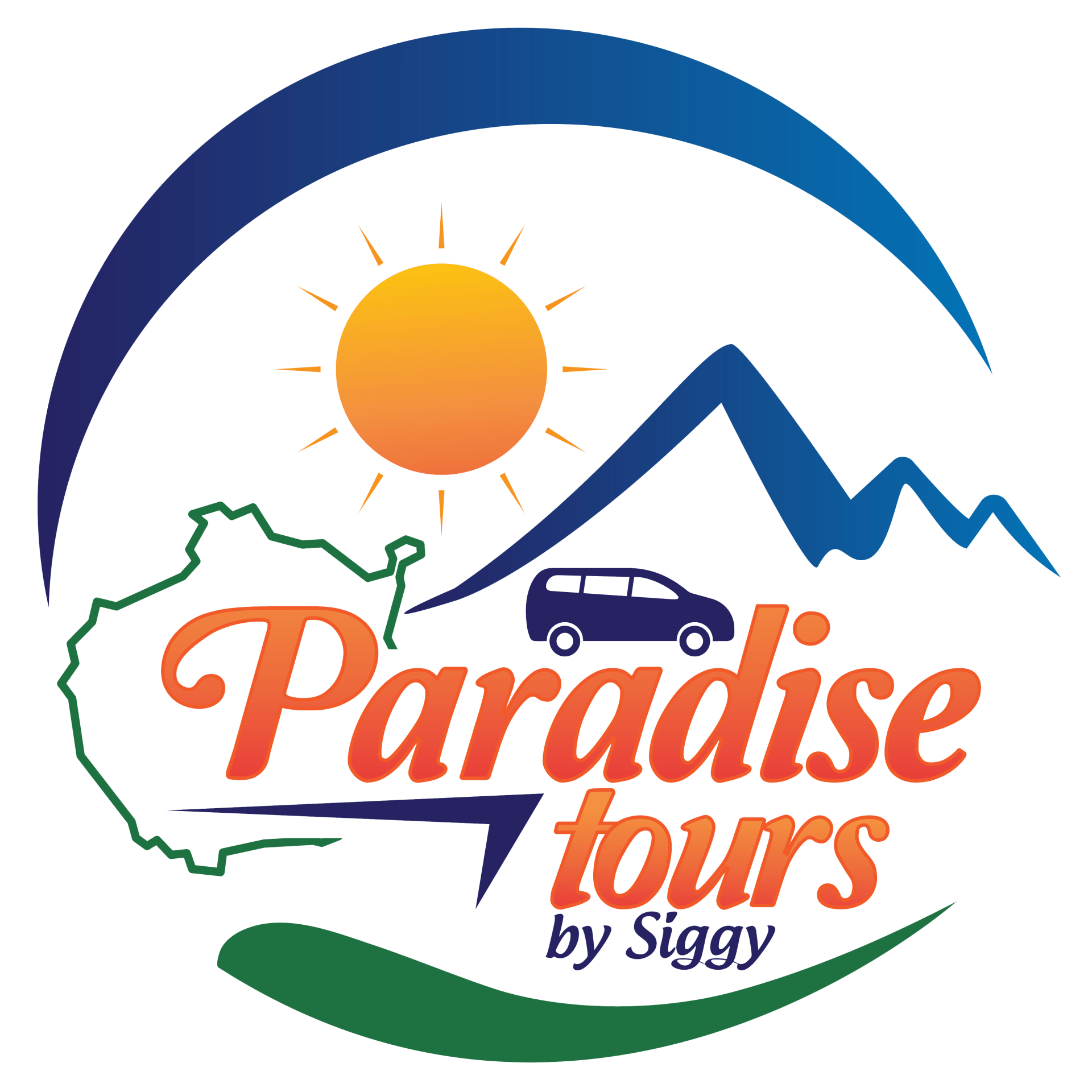 Logo Paradisetours by Siggy Logo Paradisetours by Siggy