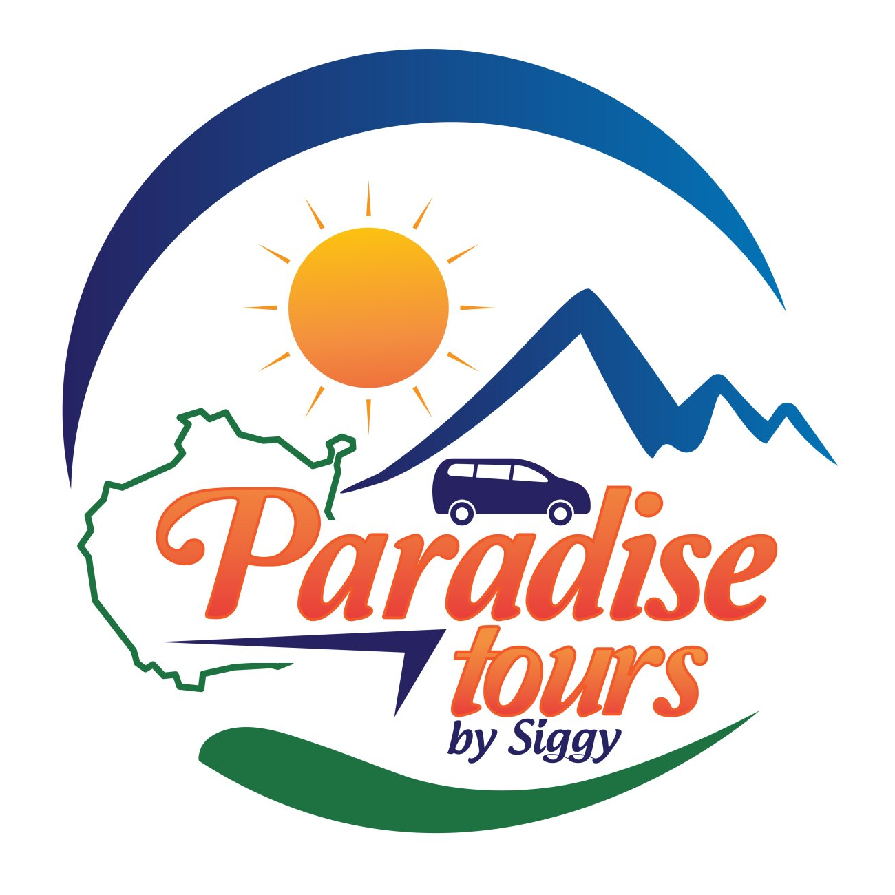 Logo Paradise Tours by Siggy Logo Paradise Tours by Siggy Austenfeld