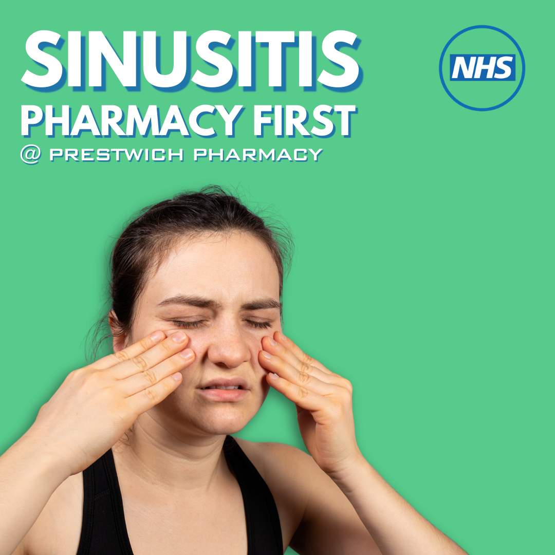 woman with sore sinuses