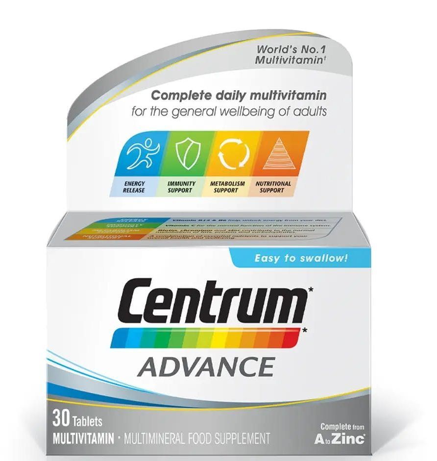 centrum advance vitamins box