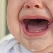 teething baby