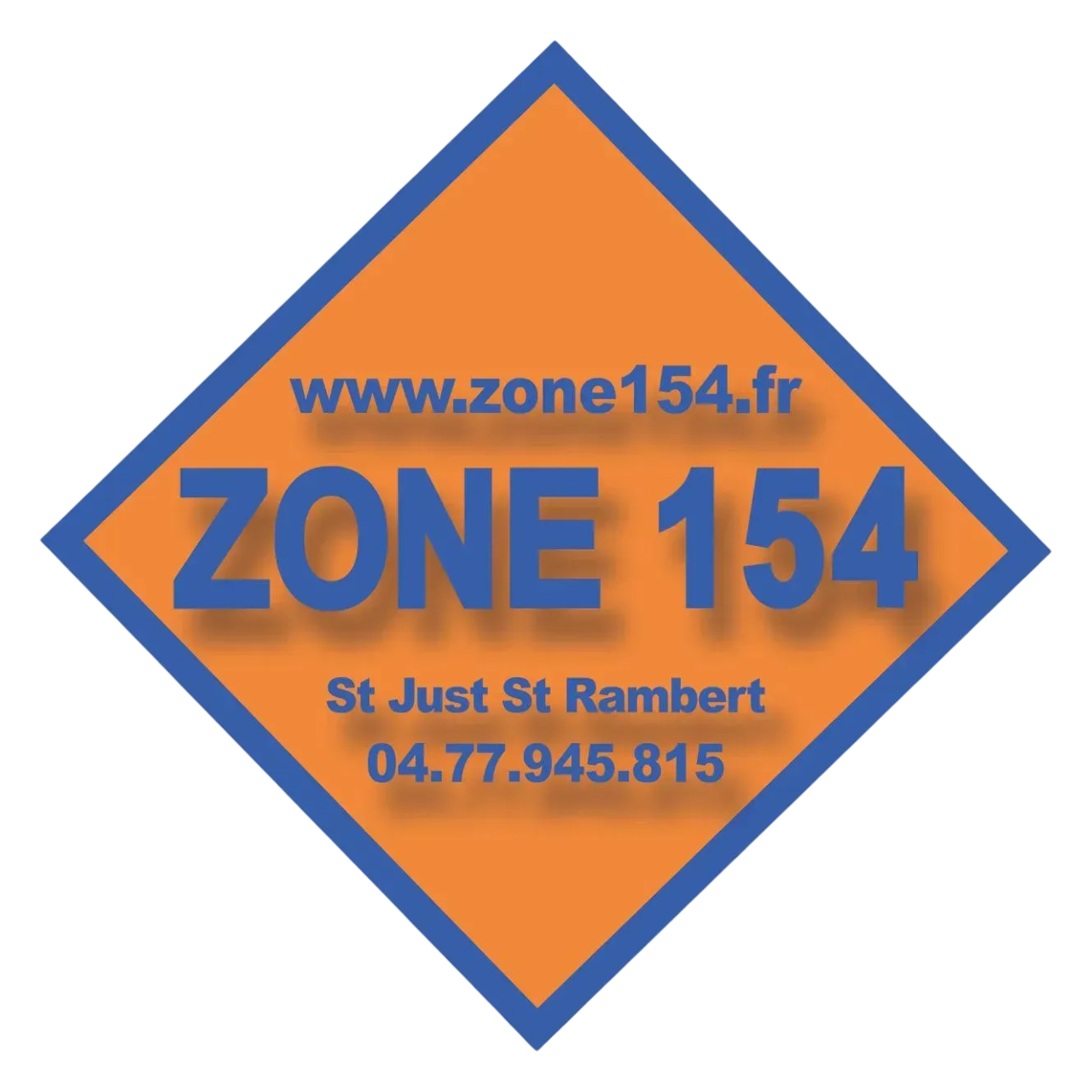 Logo de Zone 154 dans l'En-tête - centre de loisirs avec des activités familiales et de loisirs à Saint-Just-Saint-Rambert