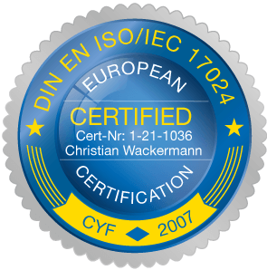 DIN EN ISO/IEC 17024 Zertifizierung