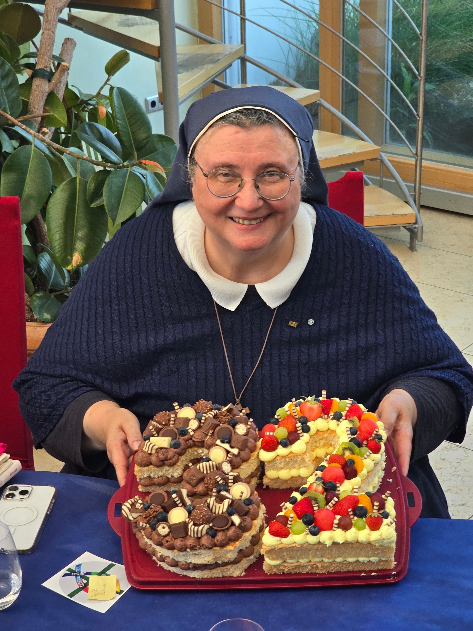 Schwester Teresa beim 32-jährigen Jubiläum