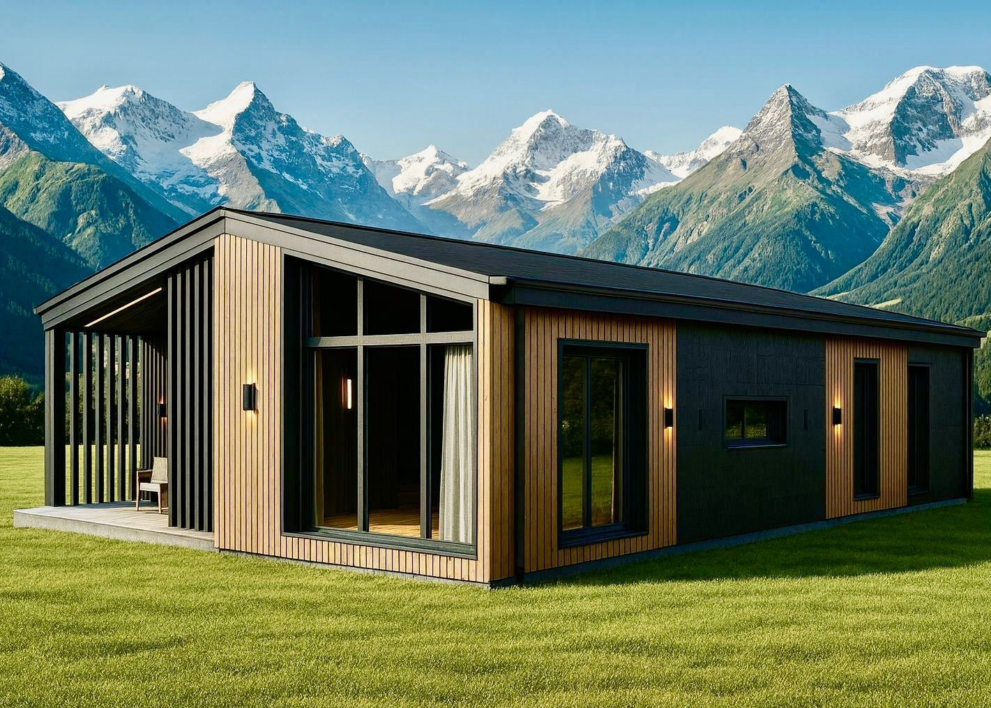 Modell Bungalow m Grünen