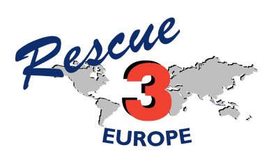 Das ist das Logo von Rescue 3 Europe