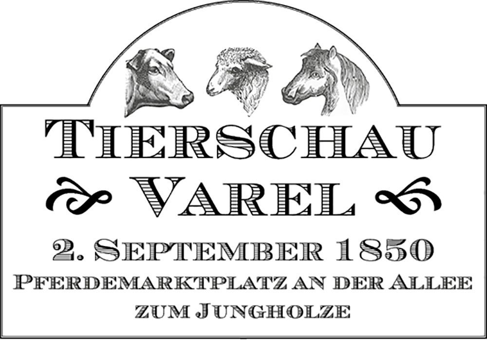 Tierschau Varel 1850, altes Logo