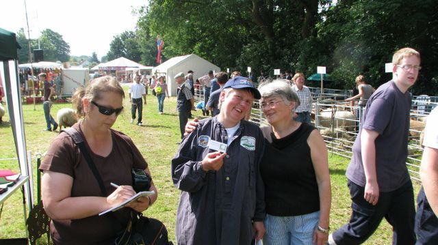 Tierschau Jaderberg 2012, Schafschau Nord, Meike Lampe