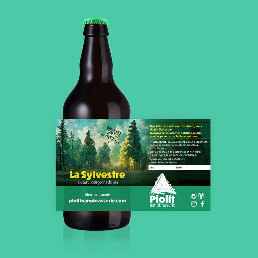 ale aux bourgeons de pin des Hautes-Alpes - La Sylvestre ale aux bourgeons de pin des Hautes-Alpes - La Sylvestre