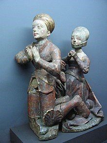 Figures en bois, (Bayerisches Nationalmuseum).