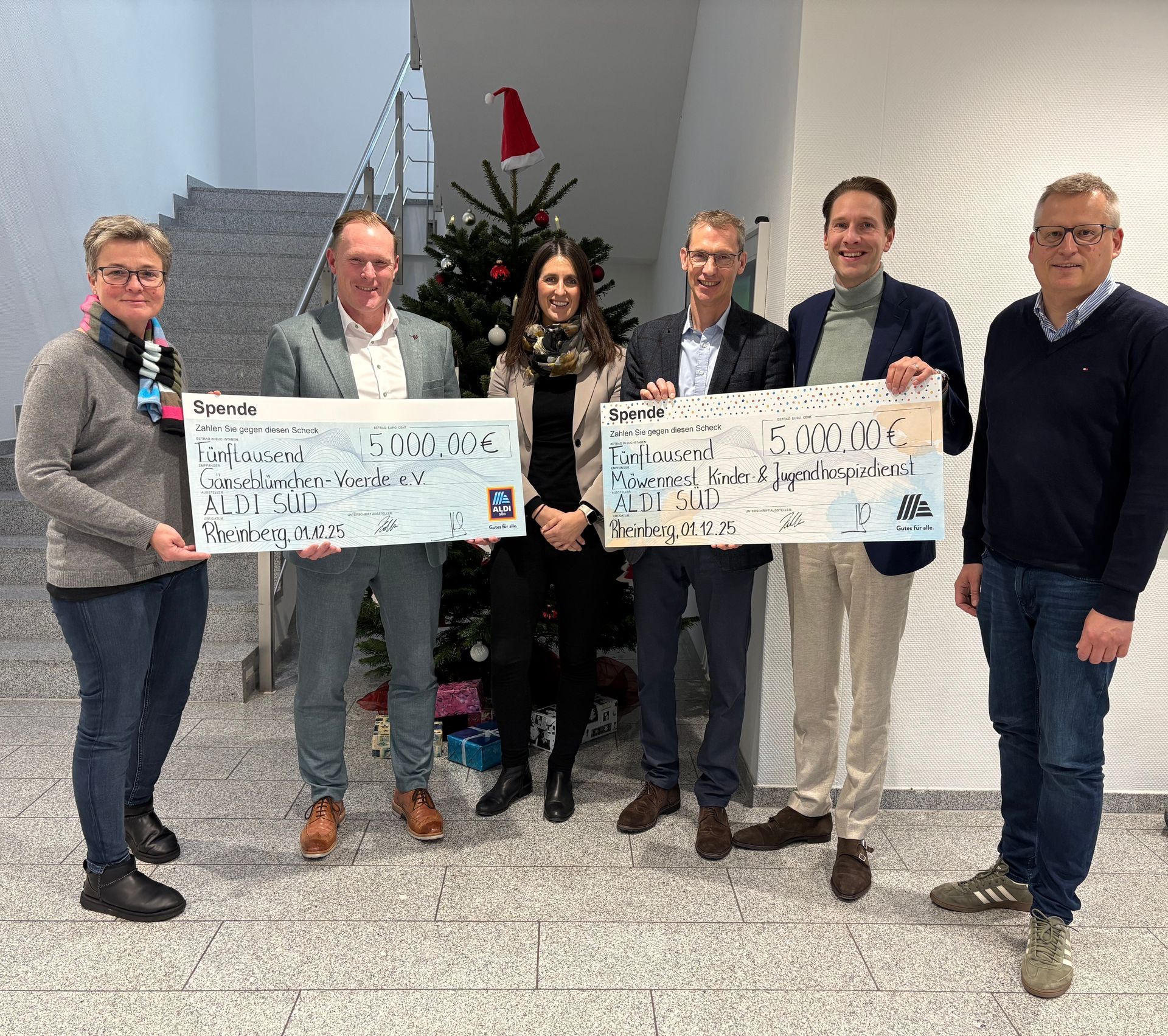 Die ALDI SÜD Regionalgesellschaft Rheinberg setzt auch in diesem Jahr ein starkes Zeichen für sozial