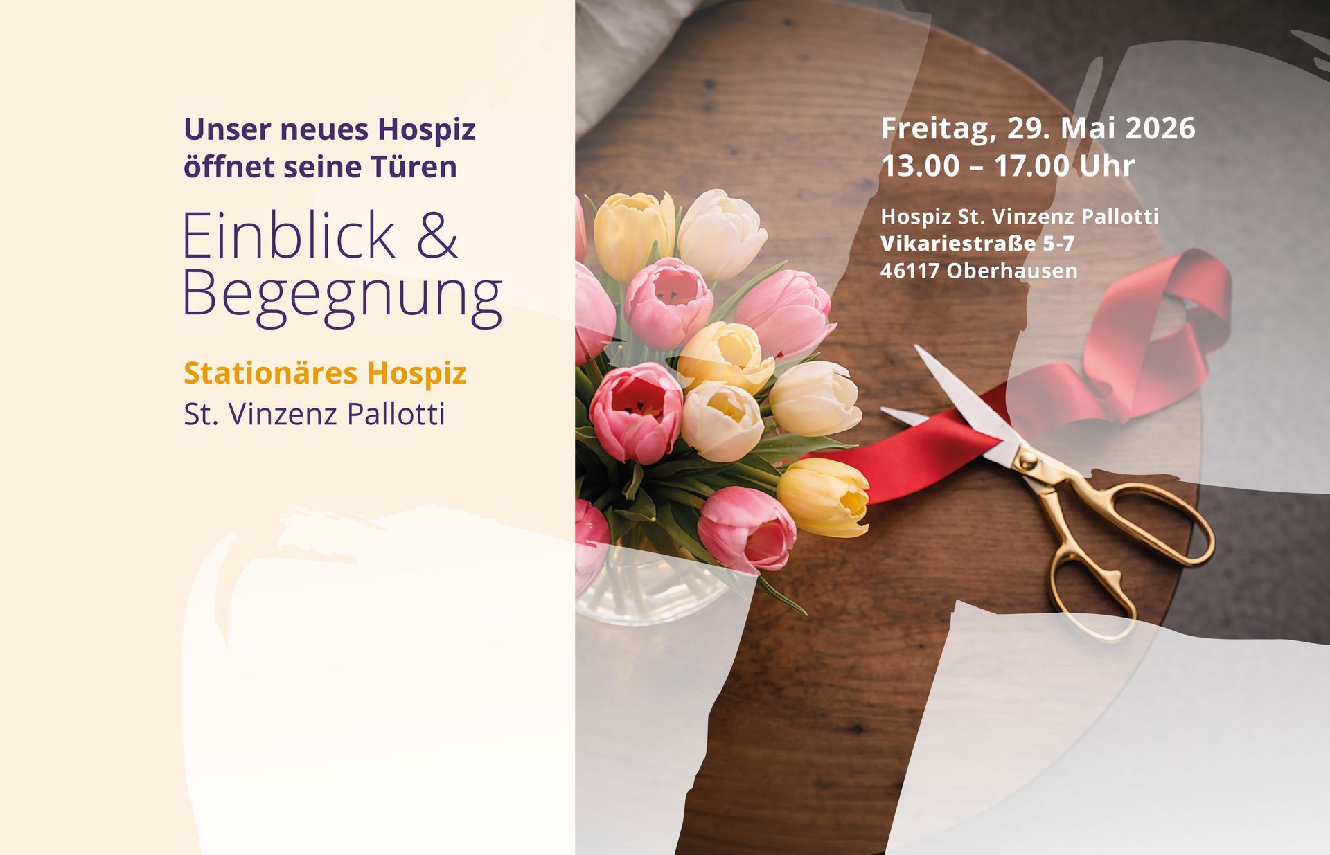 Am 29. Mai öffnen die Christlichen Hospize Oberhausen die Türen ihres neuen stationären Hospizes St.