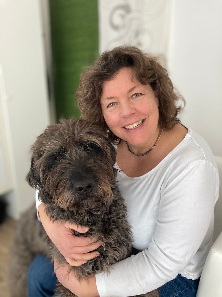 Carla Winklhofer mit Falco