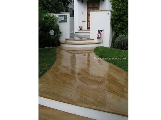 Wet Australian Sandstone Walkway