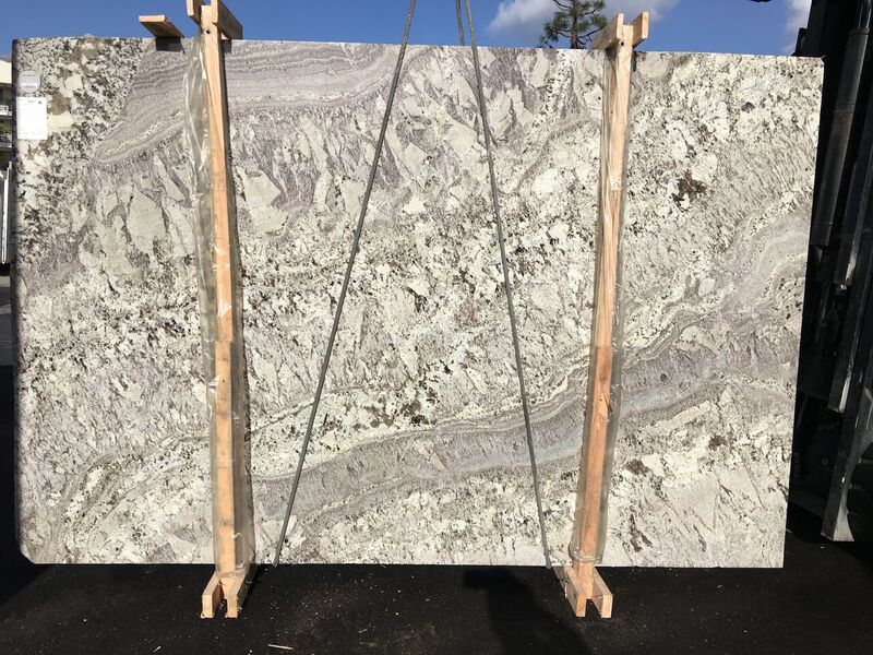 Bordeaux Blanc Slab of Granite