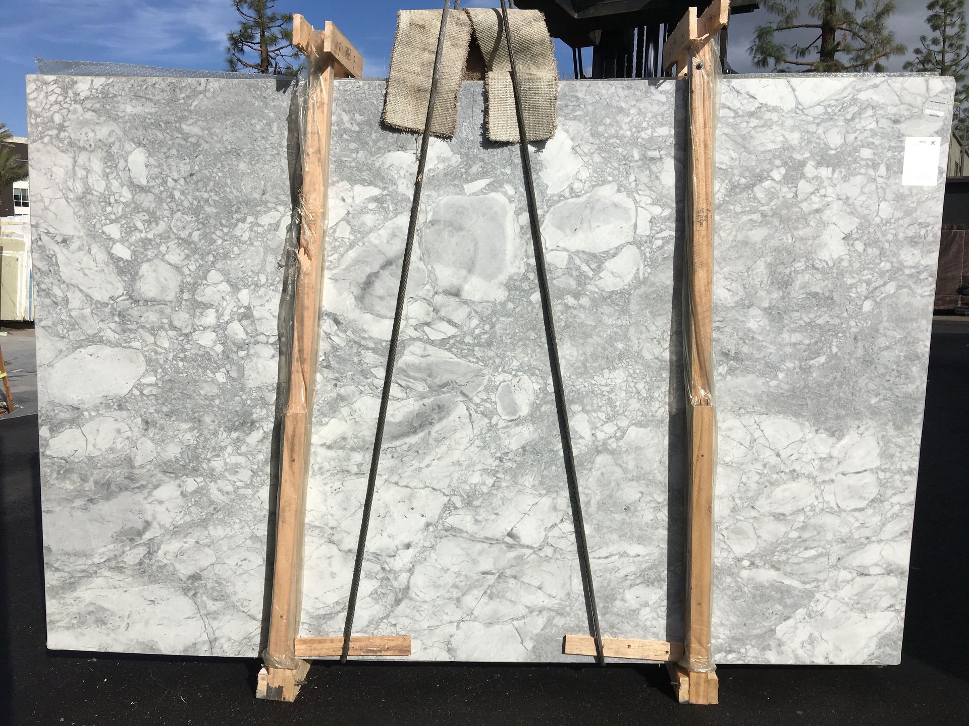 Super White Marble Slab