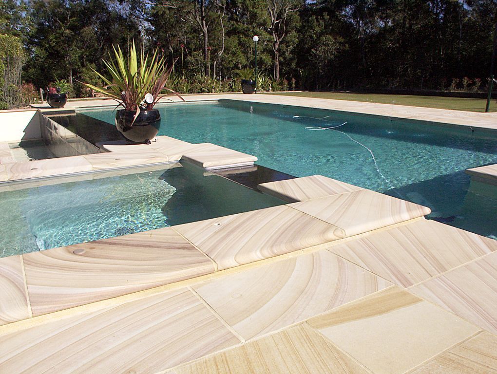 Sandstone Coping & Pavers