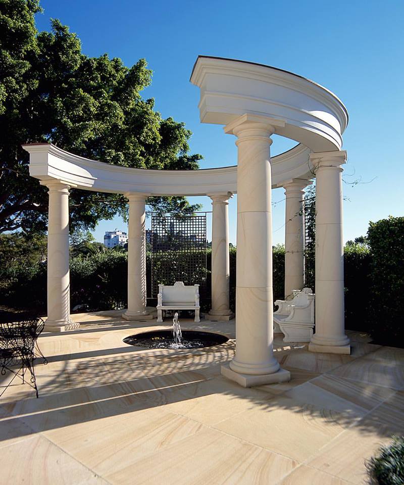 White Sandstone Columns