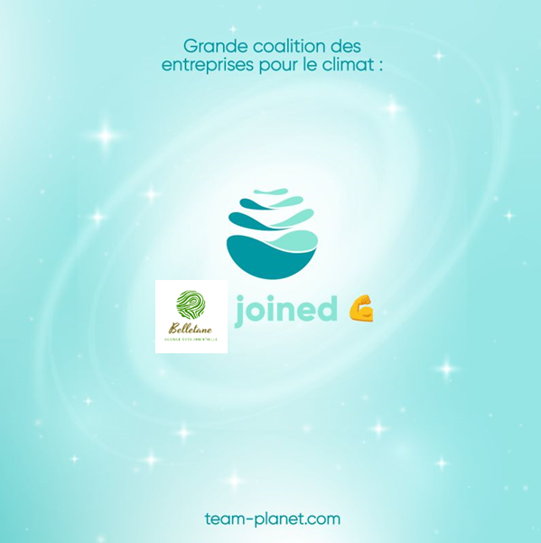 L'agence Belletane s’engage pour le climat avec Team for the Planet !
