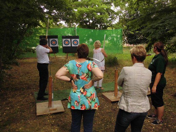 Bogenschießen Firmenjubiläum Spreewald