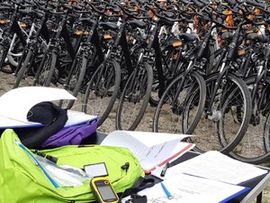 Fahrradtour und Geocaching Teamprogramm