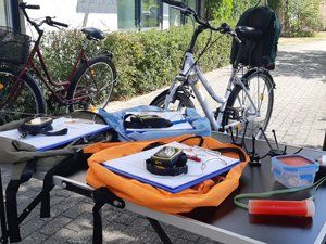 Fahrradtour und Geocaching Teamprogramm
