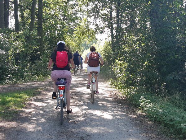 Spreewald Betriebsausflug Fahrrad Geocaching