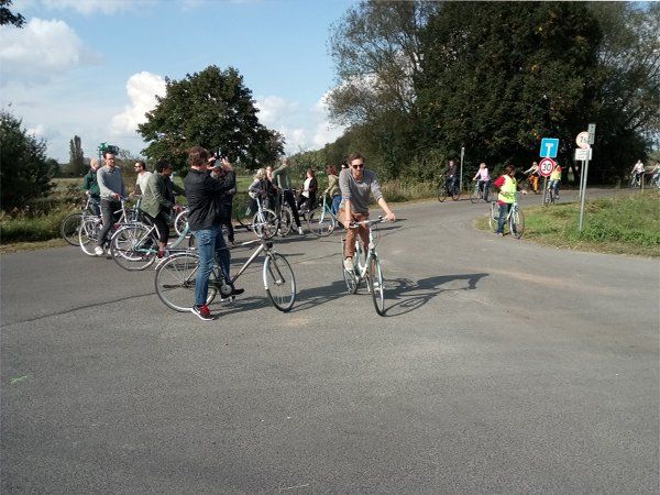 Sommerfest Ausflug Firma Fahrradtour Spreewald Berlin