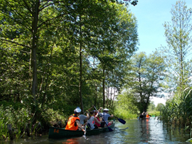 Kanutour und Geocaching Spreewald Betriebsausflug