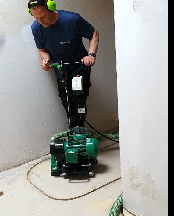 Nachträglich Fußbodenheizung einfräsen 6