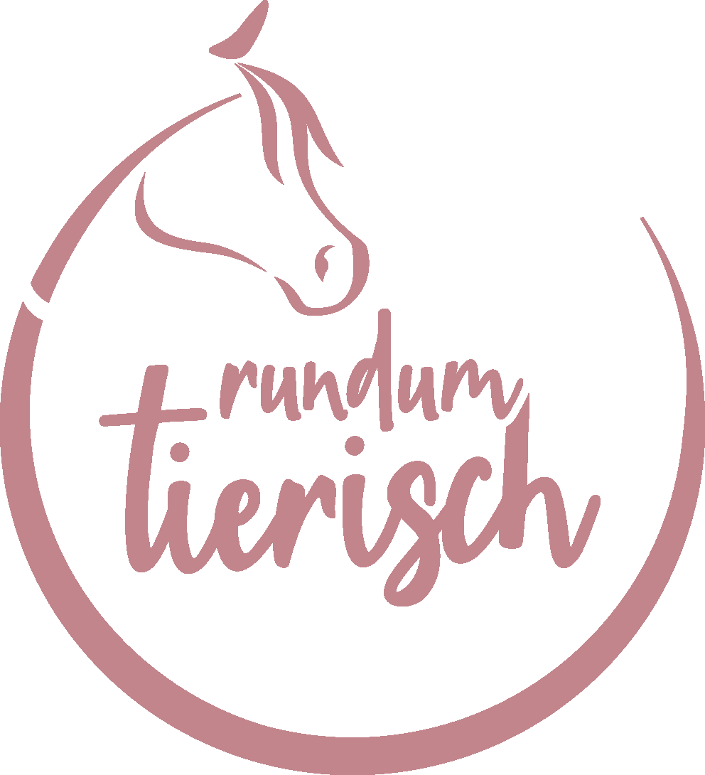 Logo von Rundum Tierisch mit Symbolen zur Hundebetreuung