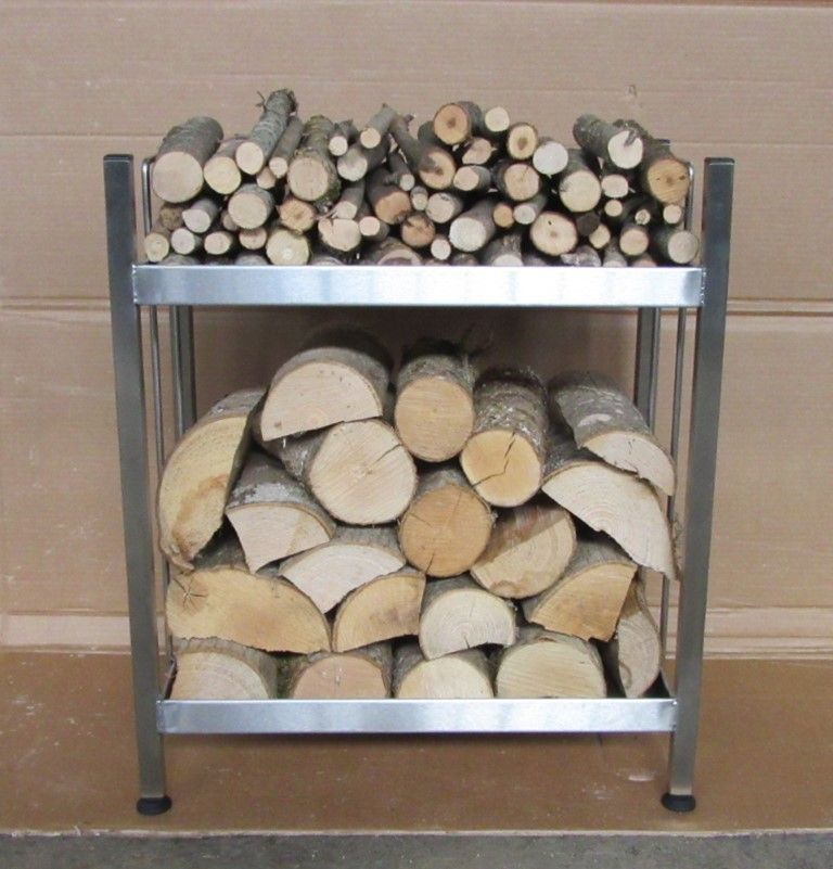 Stainless steel log stand Stainless steel log stand