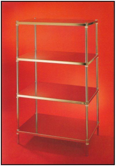 stainless steel solid shelving, stainless steel storage shelving