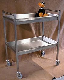 Stainless steel laboratory trolley stainless steel laboratory trolleys