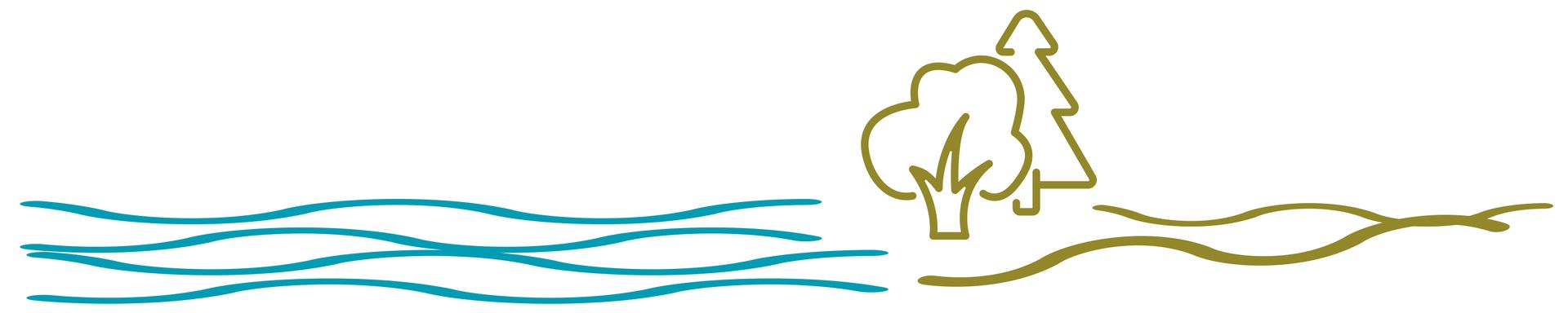 Grafik Wellen und Bäume