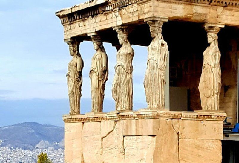 voyage l'acropole d'Athènes l'Erecthéion en Grèce