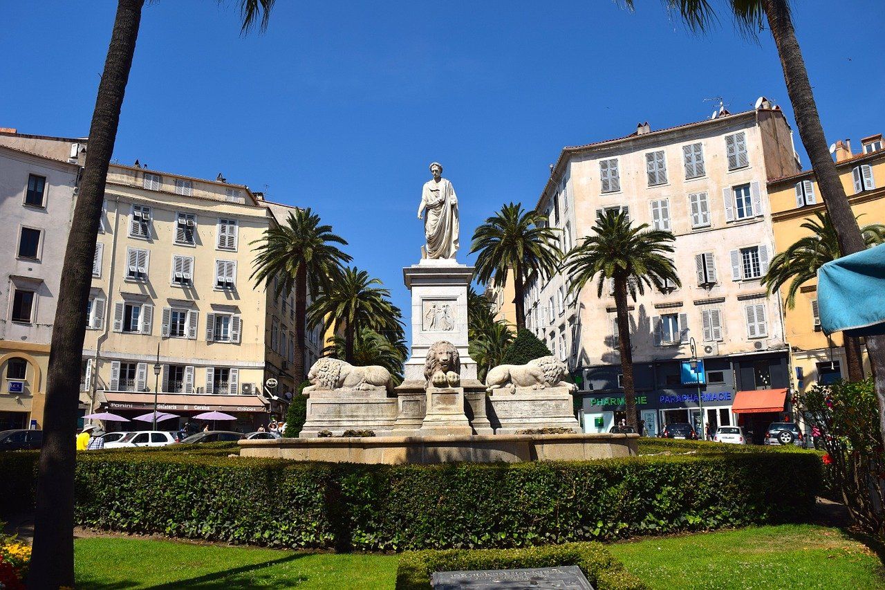 voyage scolaire en Corse, Ajaccio, Bonaparte