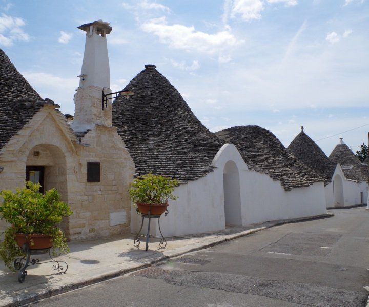 Aberobello en Pouilles en Italie