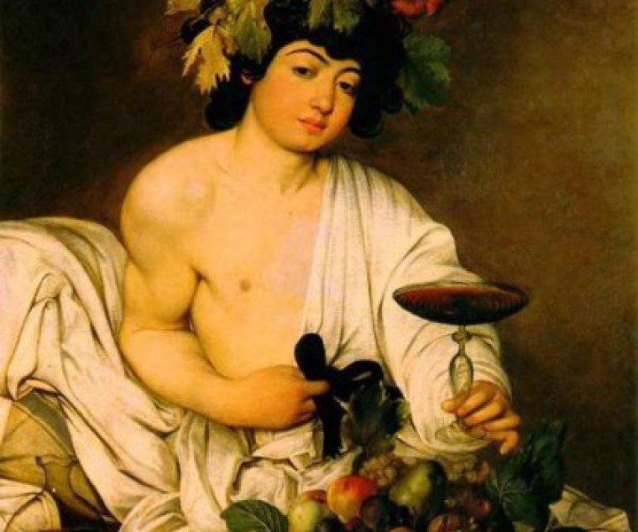 le Bacchus dieu du vin du Caravagge