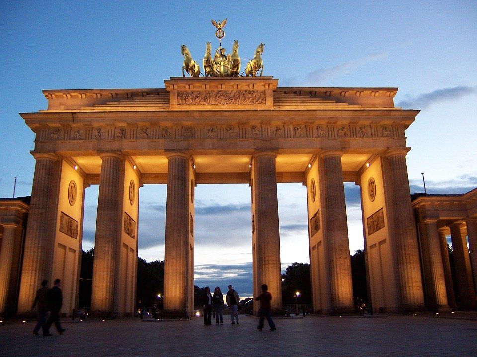 La porte de Brandebourg à Berlin en Allemagne