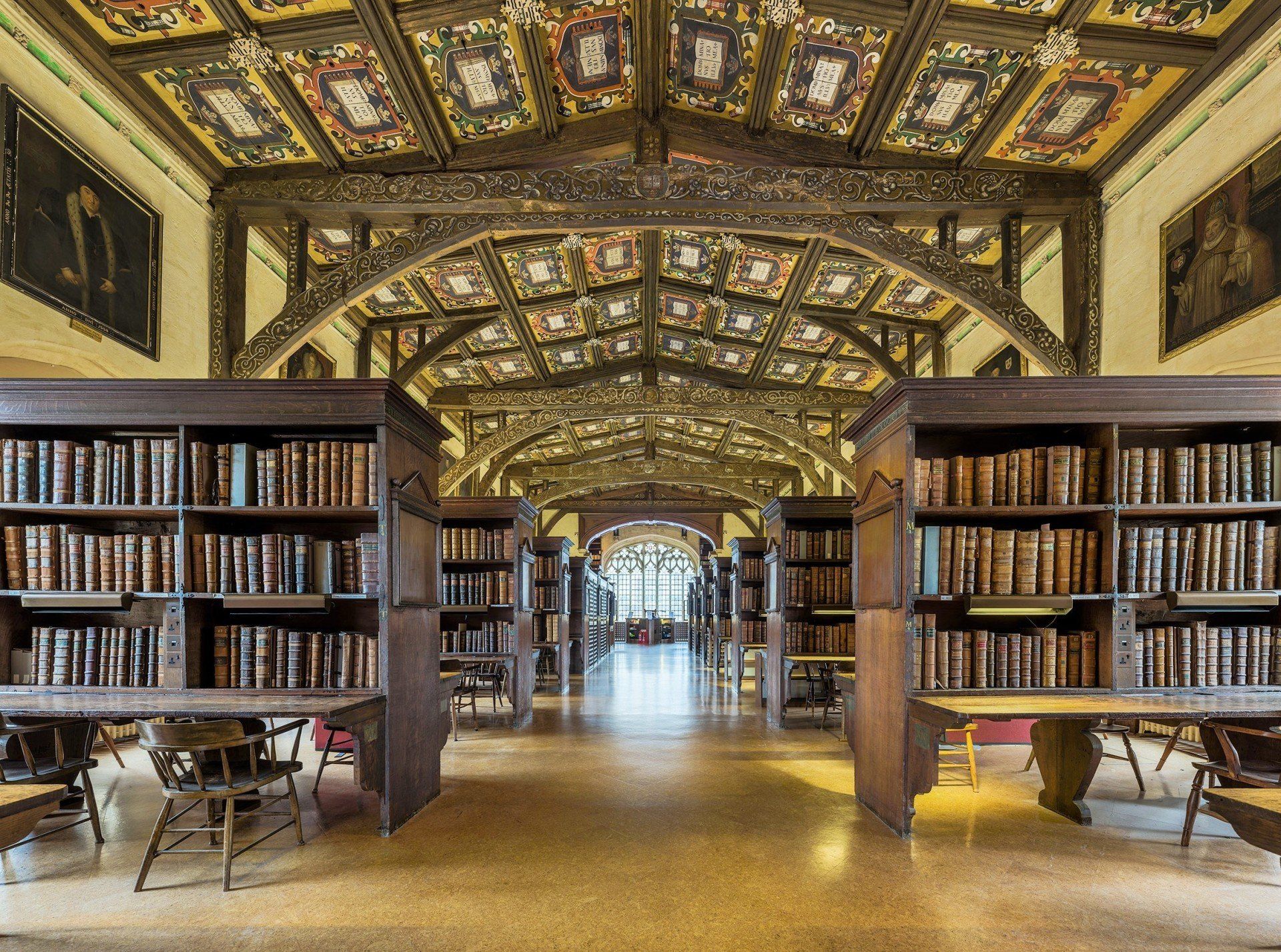 visite de la bibliothèque d'Oxford