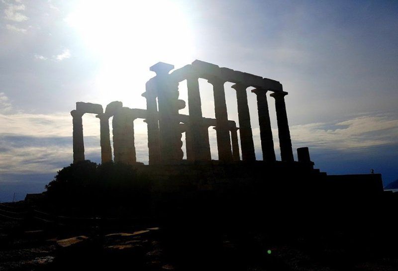cap sounion en Grèce