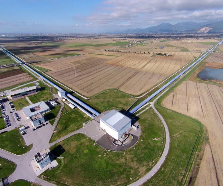 laboratoire de physique nucléaire VIRGO à Cascina en Toscane