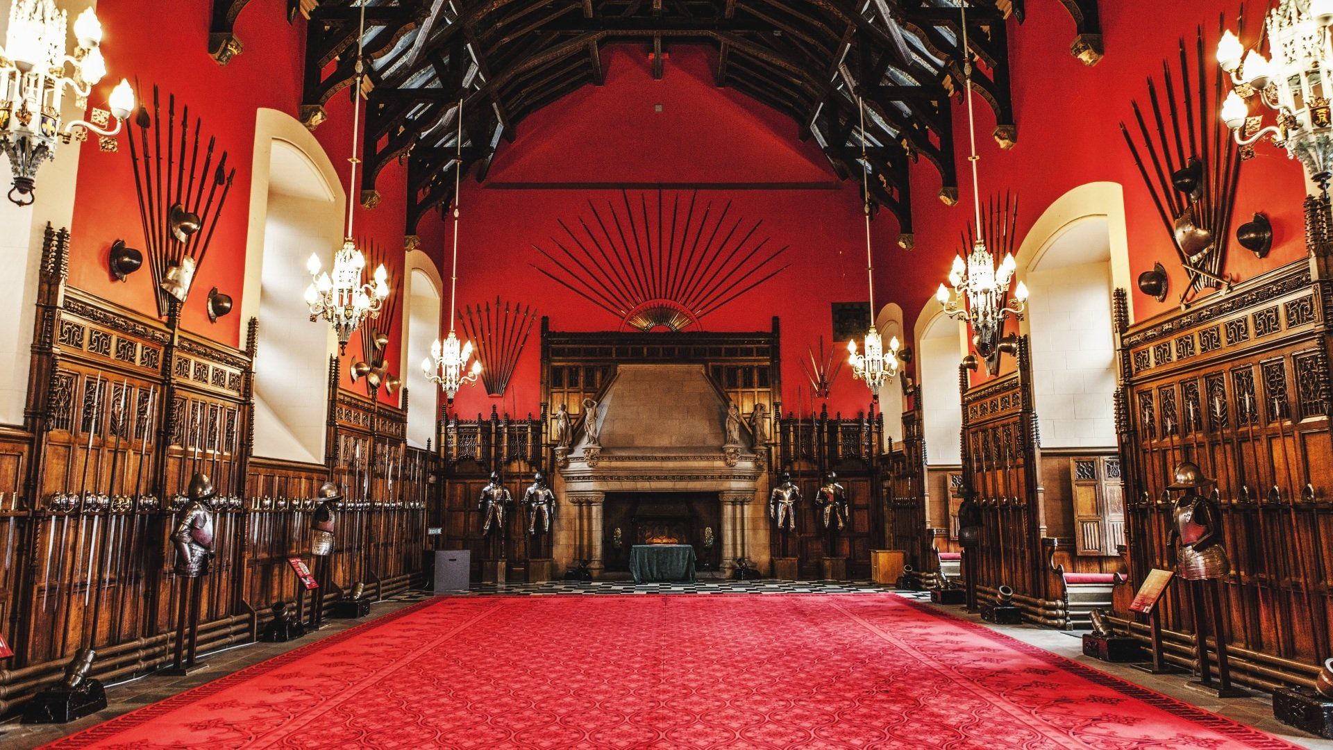 les salles du château d’Édimbourg