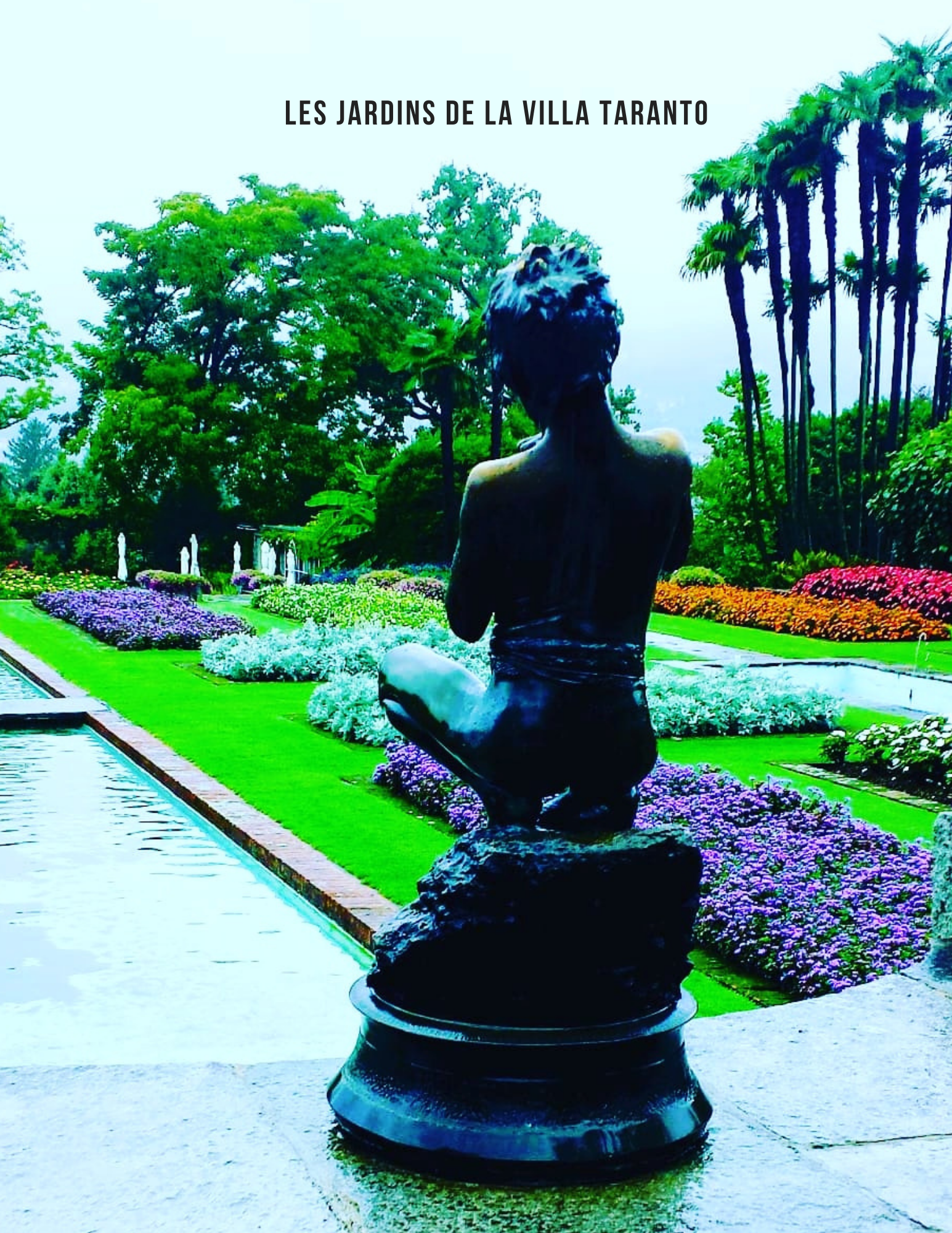 les jardins de la Villa Taranto dans la région des lacs en Italie du Nord
