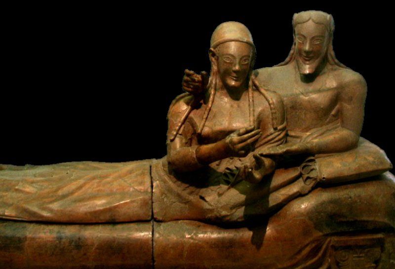 le sarcophage des Époux