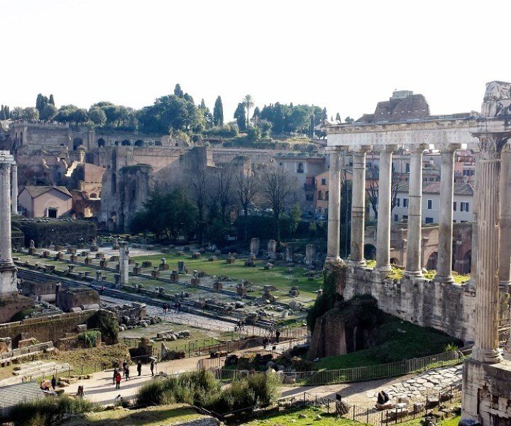 Le Forum romain à Rome