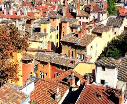 Les toits du vieux Lyon Le vieux Lyon