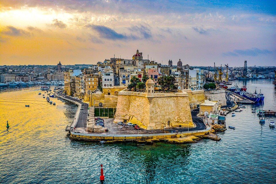 Le port de la Valette à Malte