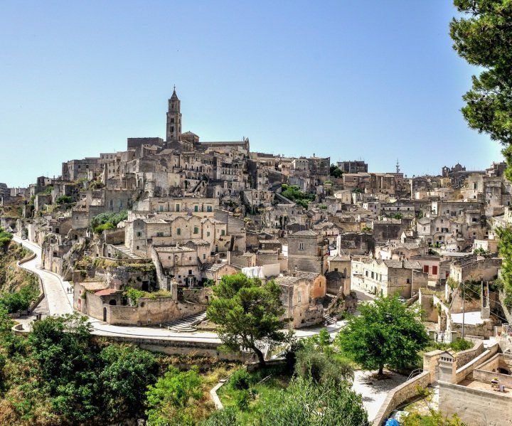 La ville de Matera en Basilicate en Italie